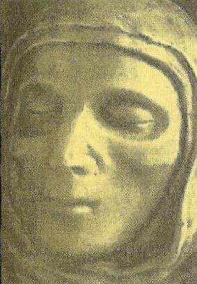 Wachsportrait von Margareta v. Cortona (im Kloster S. Lucia del Monte in Neapel).