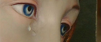 Tr&auml;nen in den Augen der Muttergottes